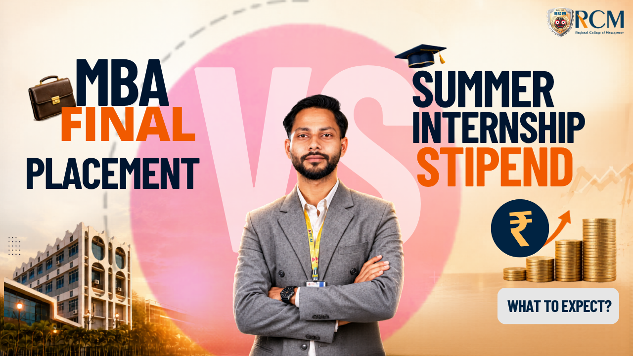 MBA fresher salary 2026 - internship stipend vs final placement package comparison