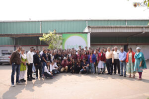 RCM students during milk mantra industry visit in production plant