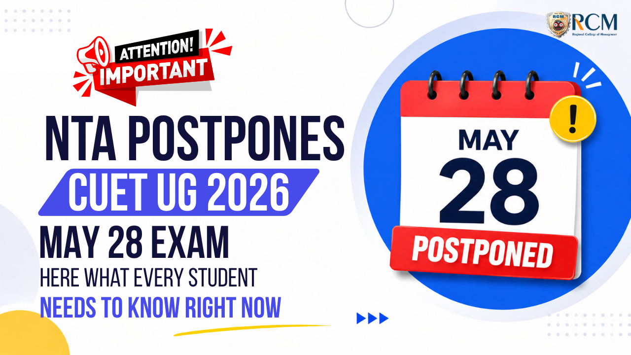 CUET UG 2026 postponement update, exam dates, registration news and admission guidance.