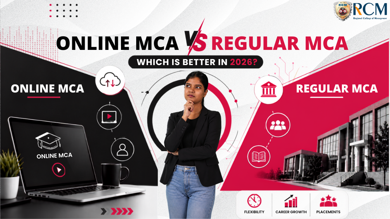 Online MCA versus regular MCA comparison highlighting flexibility, placements, career growth, learning experience, and future opportunities.Online MCA versus regular MCA comparison highlighting flexibility, placements, career growth, learning experience, and future opportunities.
