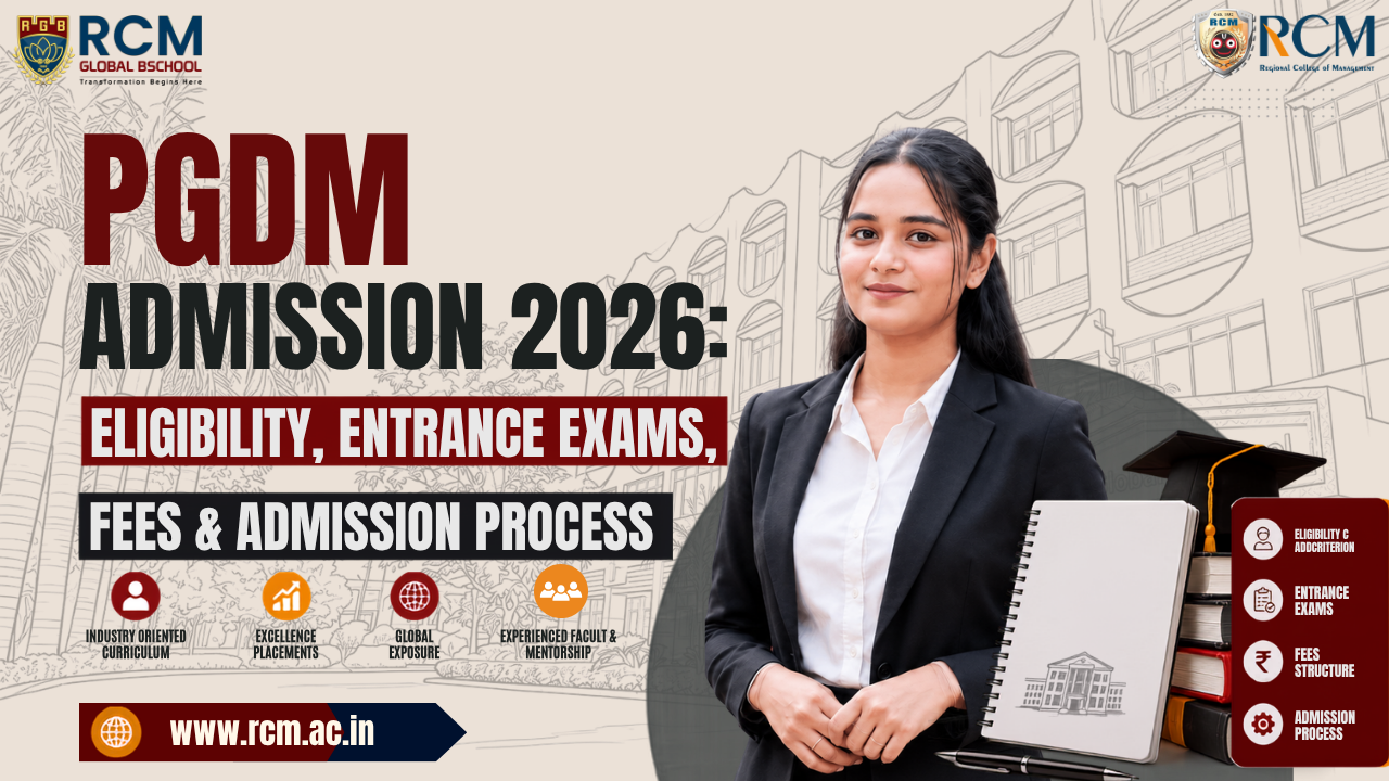 PGDM admission 2026 guide covering eligibility entrance exams fees admission process and management career opportunities