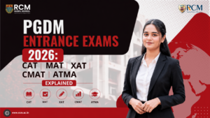 PGDM entrance exams 2026 covering CAT MAT XAT CMAT ATMA eligibility preparation and admission guidance