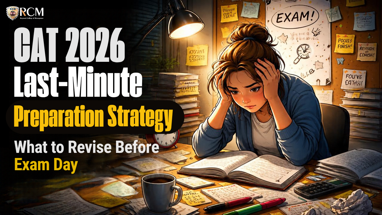 CAT 2026 last-minute preparation tips covering revision, mock tests, time management, exam strategy, and MBA entrance success.