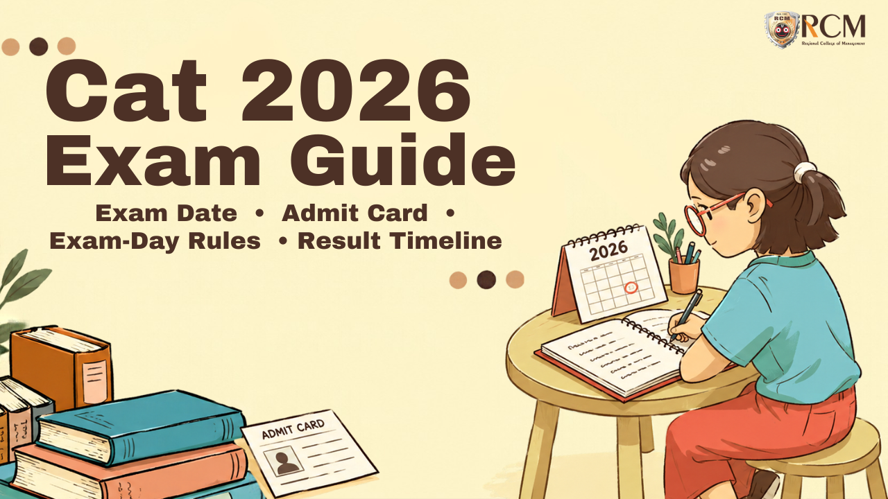 CAT 2026 exam date, admit card, and result updates for MBA aspirants preparing for management admissions in India.