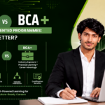 Students comparing BCA and BCA Plus programmes for industry skills, certifications, placements, technology careers, and future growth.
