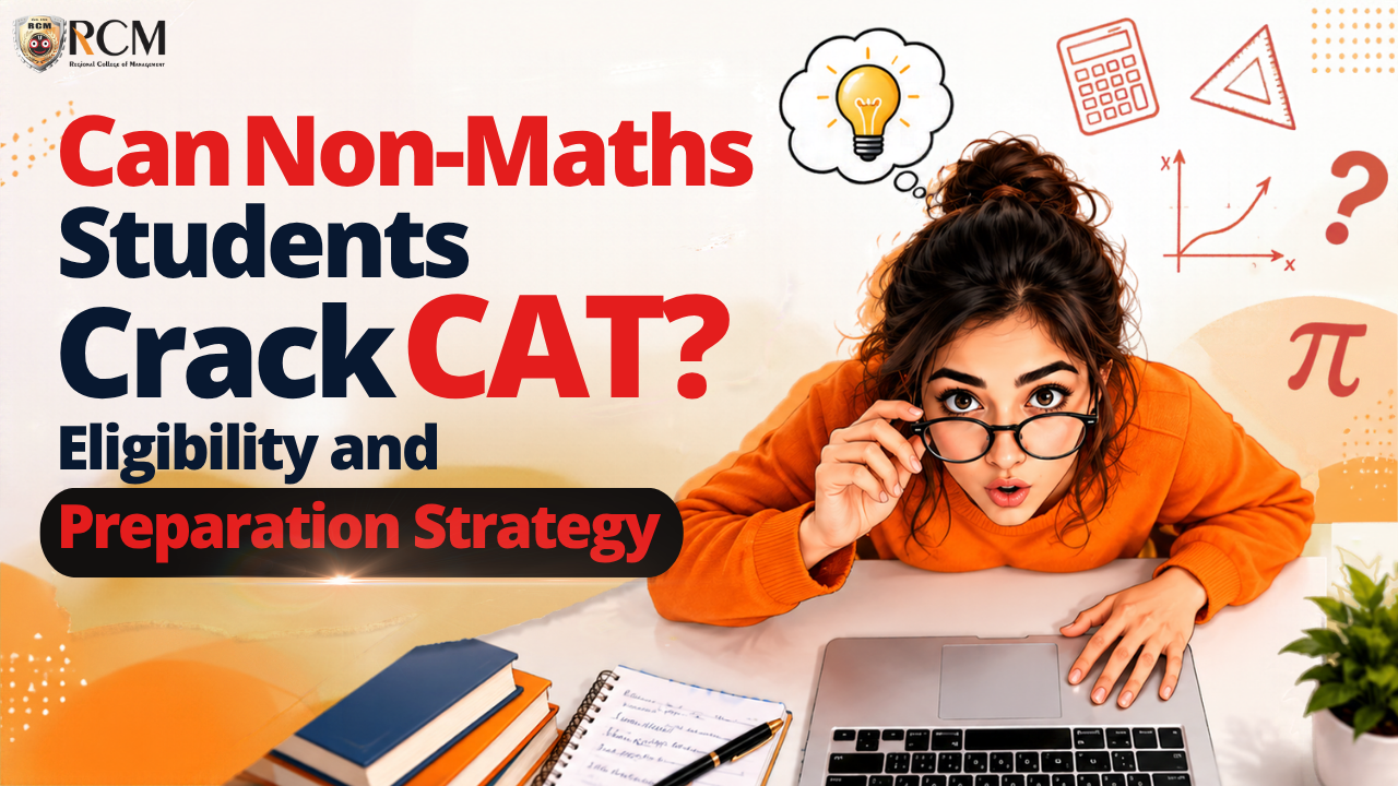 CAT preparation guide for non-maths students covering quantitative aptitude basics, study strategies, practice techniques, and confidence building.