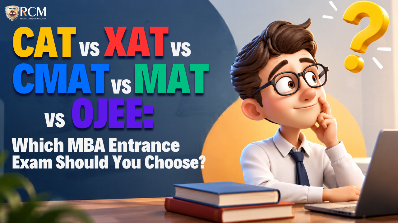 CAT vs XAT, CMAT, MAT, and OJEE comparison guide highlighting exam patterns, eligibility, difficulty levels, and MBA admissions.