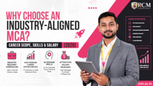 Students exploring industry-aligned MCA programs for AI, cybersecurity, analytics, career growth, and higher salary opportunities.