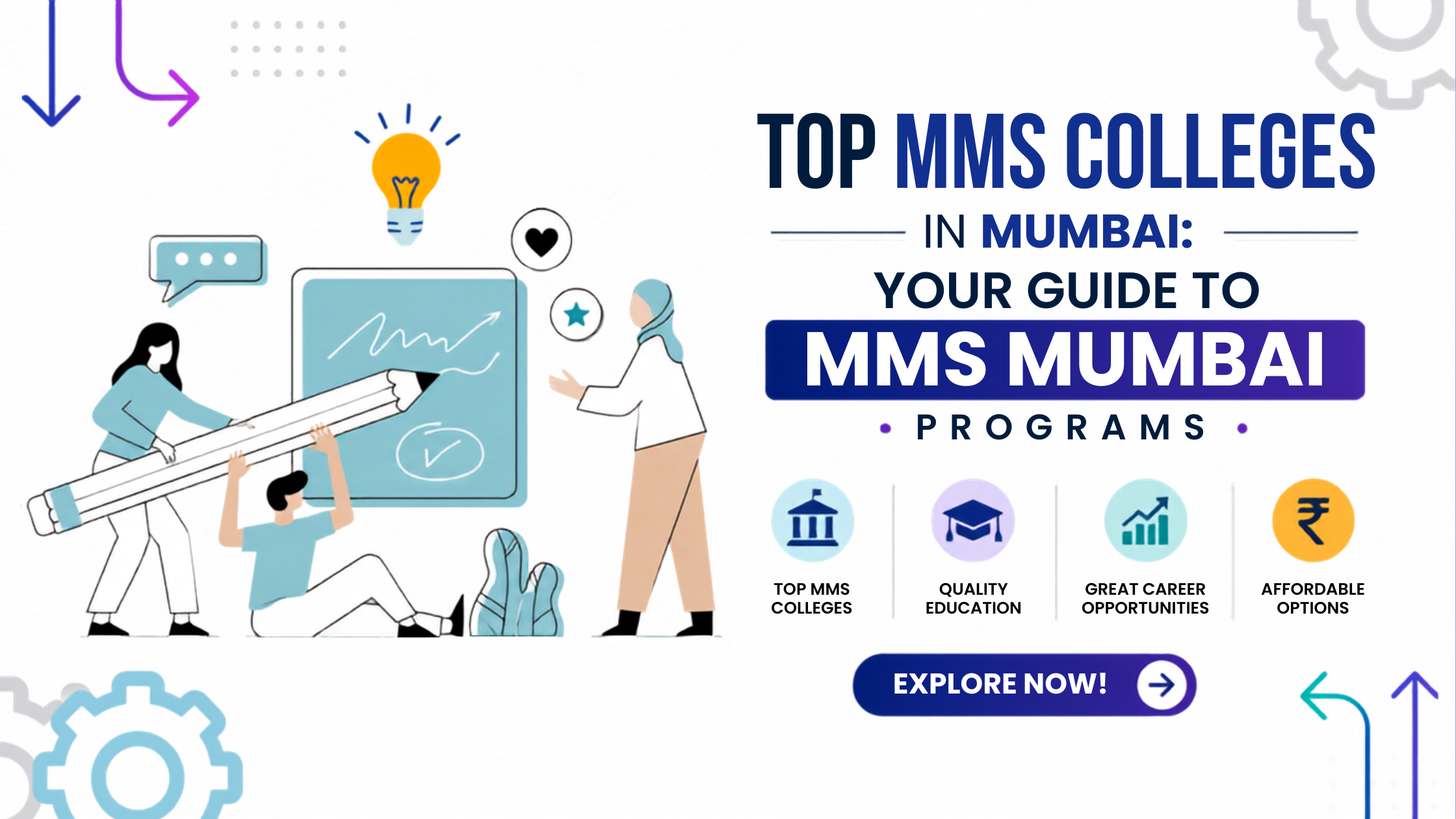 Top MMS colleges in Mumbai offering management programs, industry exposure, placements, specializations, and career opportunities for students.