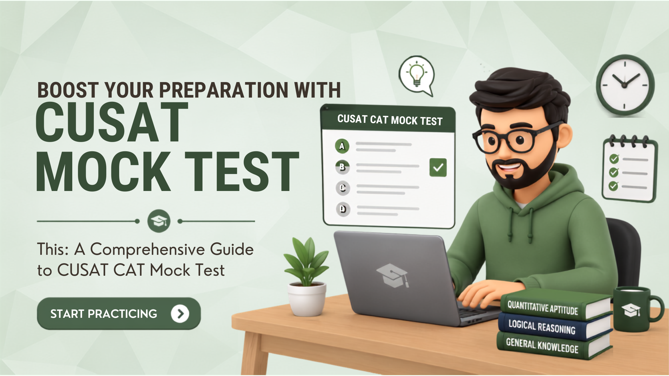 Students practicing CUSAT mock tests online to improve accuracy, speed, confidence, and entrance exam preparation skills.