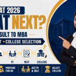 CAT 2026 result guide explaining GD, PI, WAT, IIM shortlists and MBA college selection process