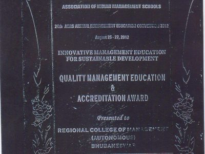 7- Quality Management Eduction & Accreditation Award-2012