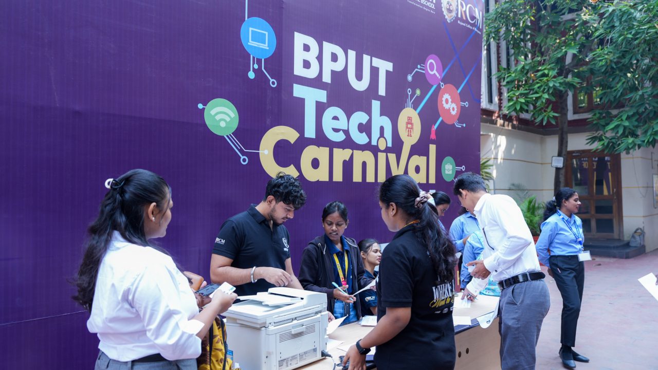 BPUT Tech Carnival 2025 Cultural Song Competition Registration Mass student registration for BPUT Tech Carnival 2025 cultural event, solo and group song competition at RCM