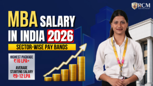 MBA salary in India 2026 by sector