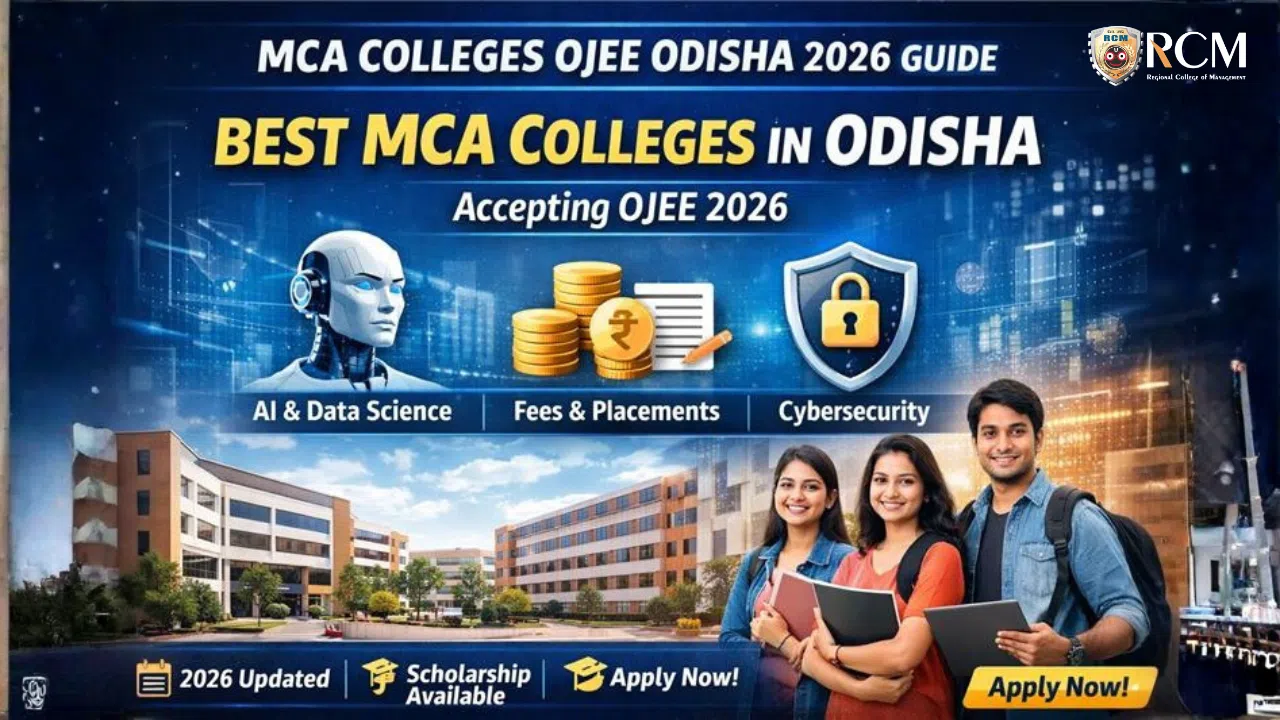 MCA colleges OJEE Odisha 2026 with AI data science cybersecurity placements and fees comparison
