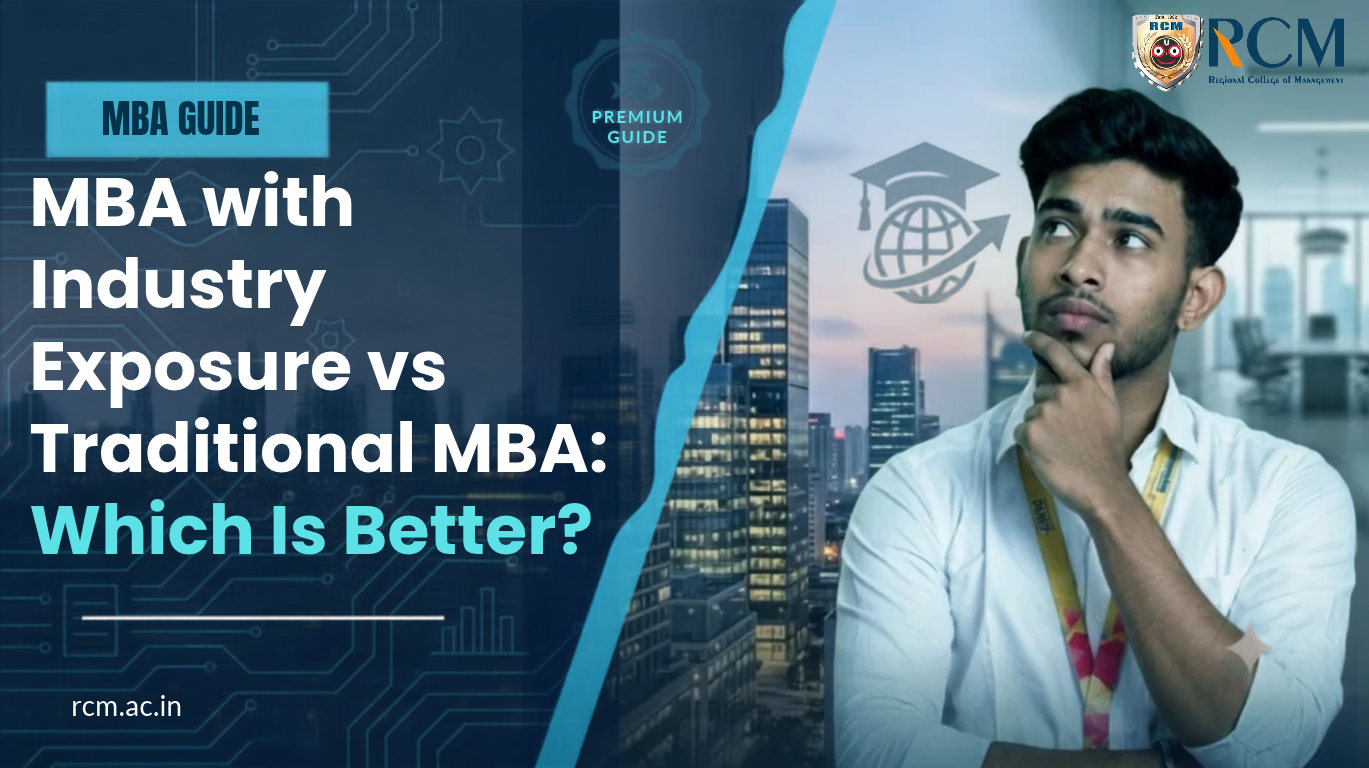 MBA learners comparing industry exposure and traditional learning through workshops, projects, corporate interaction, and practical skills
