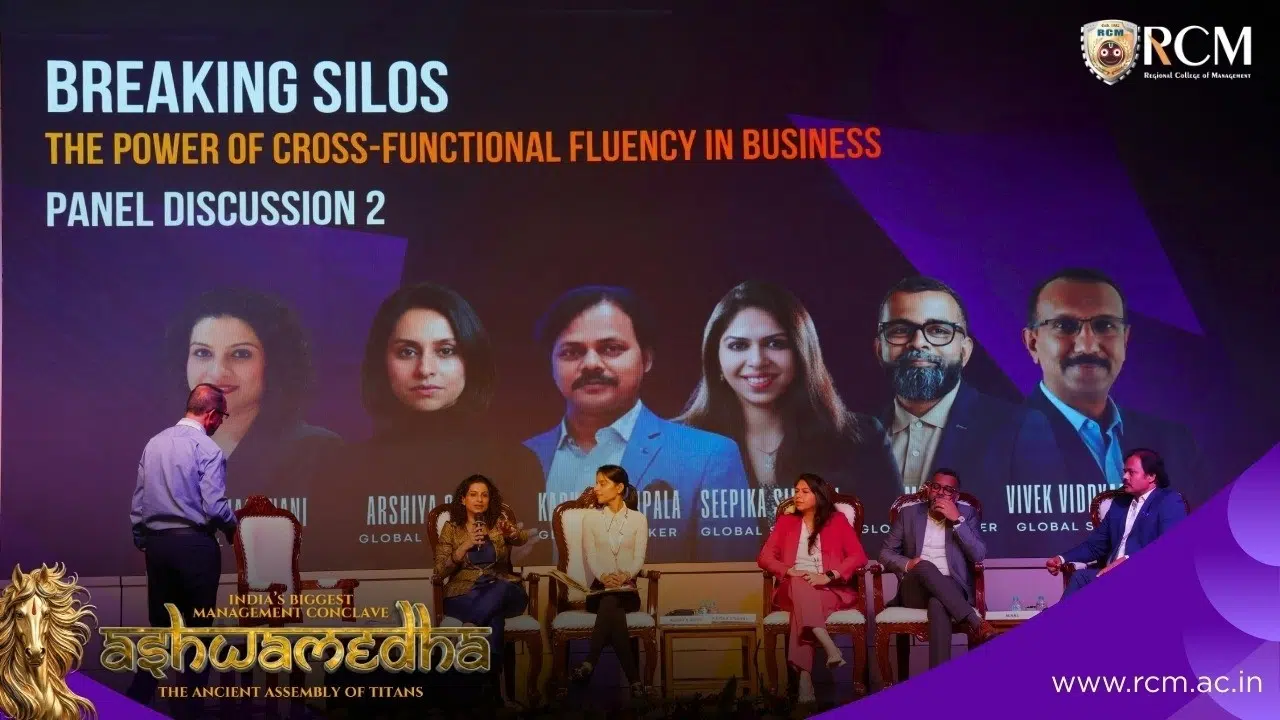 Breaking organizational silos panel discussion Ashwamedha 2026 RCM