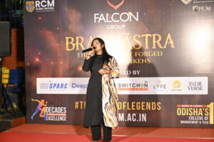 Solo singing competition at Voice Voyage Brahmastra 2026 featuring talented college performers at RCM Bhubaneswar