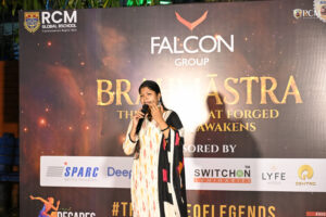 Captivating solo singing performance at Voice Voyage Brahmastra 2026 showcasing student musical talent and confidence