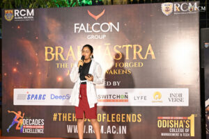 Captivating solo singing performance at Voice Voyage Brahmastra 2026 showcasing student musical talent and confidence