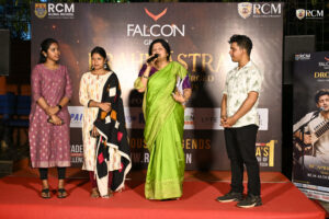 Solo singing competition at Voice Voyage Brahmastra 2026 featuring talented college performers at RCM Bhubaneswar