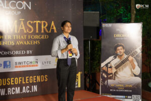 Official solo singing competition of Voice Voyage Brahmastra 2026 featuring inter college vocal performances at RCM