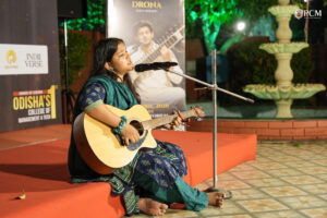 Captivating solo singing performance at Voice Voyage Brahmastra 2026 showcasing student musical talent and confidence
