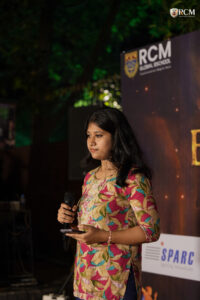 Captivating solo singing performance at Voice Voyage Brahmastra 2026 showcasing student musical talent and confidence
