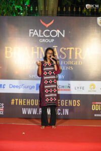 Students performing solo songs during Voice Voyage Brahmastra 2026 annual college cultural festival at RCM
