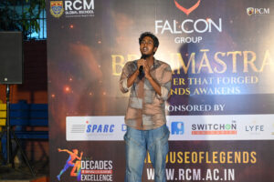 Official solo singing competition of Voice Voyage Brahmastra 2026 featuring inter college vocal performances at RCM