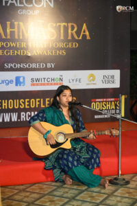 Solo singing competition at Voice Voyage Brahmastra 2026 featuring talented college performers at RCM Bhubaneswar